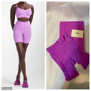NEW Fendi X Skims Sculpting Thigh Shorts Size Med Colorado
